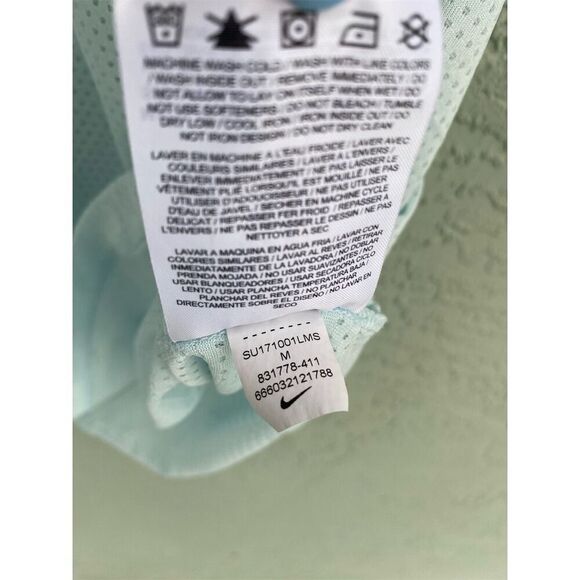 Nike Women's Dri-FIT Tank Top Light Blue Size M Gym Training Sleeveless - Picture 9 of 11